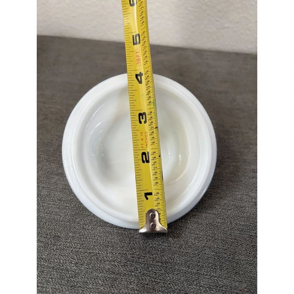 Vintage AVON Dove Nesting White Milk Glass Hen Trinket Candy Dish Lid - LID ONLY